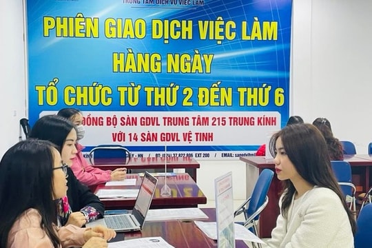 Hà Nội còn 9 sàn giao dịch việc làm