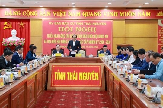 Thái Nguyên có 5 đơn vị bầu cử đại biểu Quốc hội và 29 đơn vị bầu cử đại biểu HĐND tỉnh