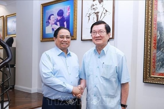 Thủ tướng Phạm Minh Chính thăm, chúc Tết nguyên lãnh đạo Đảng, Nhà nước
