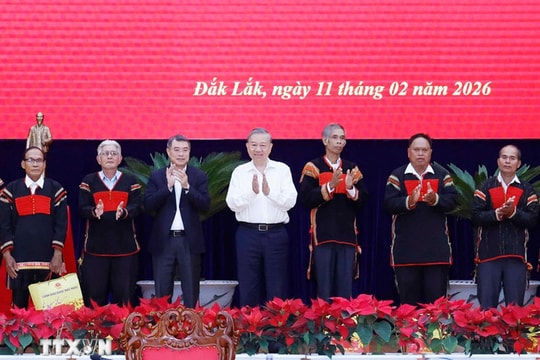 Tổng Bí thư Tô Lâm: Đắk Lắk phải xác lập vai trò đầu mối kết nối Tây Nguyên với Duyên hải Nam Trung Bộ