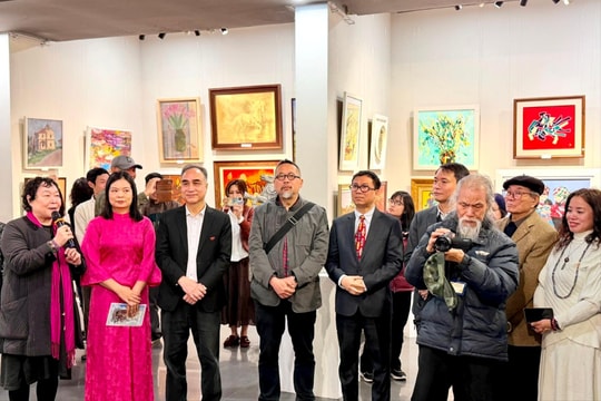 170 tác phẩm tranh, tượng hội tụ Mừng Đảng, mừng Xuân
