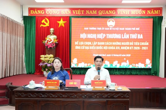 TP. Huế chốt danh sách 14 ứng cử viên đại biểu Quốc hội và 90 ứng cử viên đại biểu HĐND