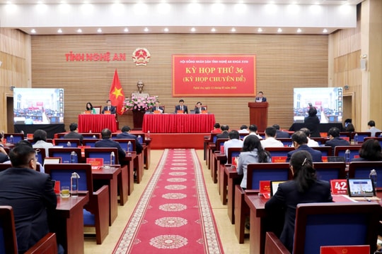 HĐND tỉnh Nghệ An thông qua 4 nghị quyết quan trọng tại kỳ họp chuyên đề