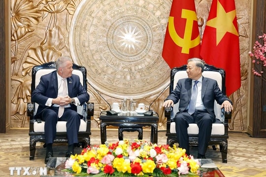 Tổng Bí thư Tô Lâm tiếp Trợ lý Ngoại trưởng Hoa Kỳ Michael DeSombre