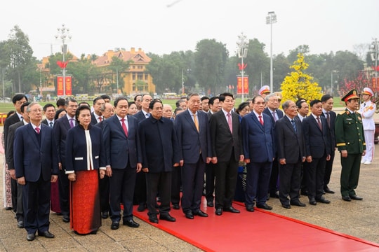 Lãnh đạo Đảng, Nhà nước vào Lăng viếng Chủ tịch Hồ Chí Minh nhân dịp Tết Nguyên đán Bính Ngọ