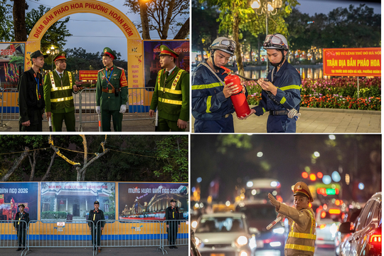Công an Hà Nội: Chủ động từ sớm, từ xa, giữ vững bình yên Thủ đô trong đêm giao thừa
