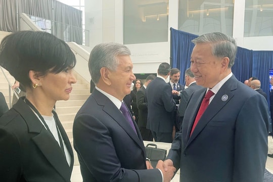 Tổng Bí thư Tô Lâm gặp lãnh đạo các nước nhân dịp dự cuộc họp Hội đồng Hòa bình về Gaza