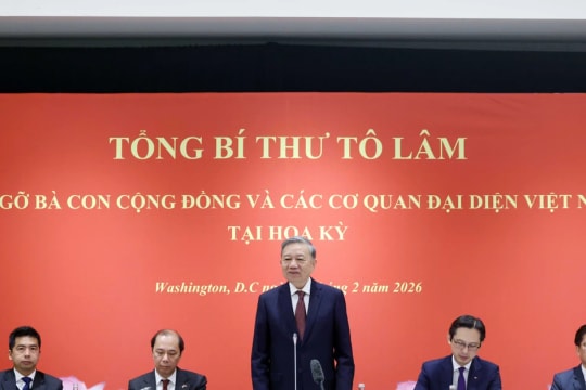 Party chief meets with representatives of Vietnamese community, agencies in US