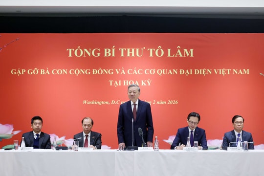 Party chief meets with representatives of Vietnamese community, agencies in US