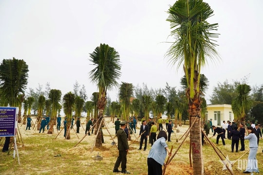 Quảng Trị: Ra quân phát động Tết trồng cây