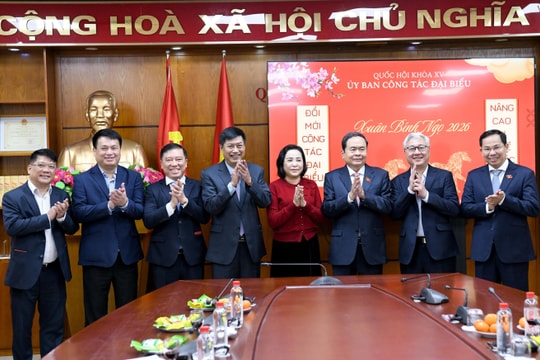 Chủ tịch Quốc hội Trần Thanh Mẫn làm việc với Thường trực Ủy ban Công tác đại biểu