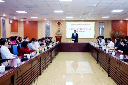 Nghệ An: Thường trực HĐND tỉnh họp thường kỳ tháng 2/2026