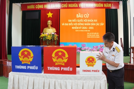 TP. Hồ Chí Minh: Kiểm tra công tác chuẩn bị tại 4 khu vực bầu cử sớm