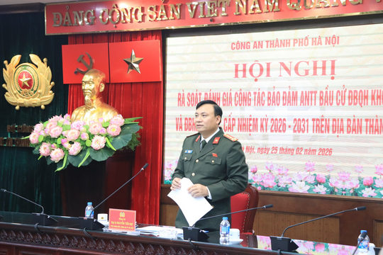 Công an Hà Nội đẩy mạnh cao điểm tấn công, trấn áp tội phạm, bảo đảm môi trường an ninh, an toàn trước, trong và sau bầu cử