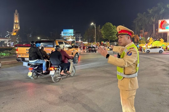 Thái Nguyên: Trật tự an toàn giao thông trong dịp Tết Nguyên đán Bính Ngọ 2026 được đảm bảo
