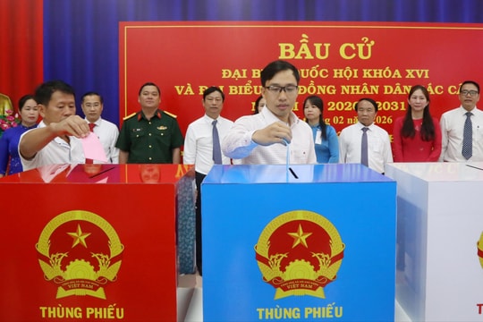 Rộn ràng ngày hội bầu cử sớm tại TP. Hồ Chí Minh