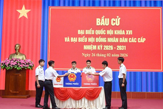 TP. Hồ Chí Minh: Bầu cử sớm tại Vùng 2 Hải quân