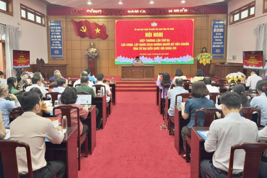 Tây Ninh: Công tác chuẩn bị bầu cử bảo đảm tiến độ