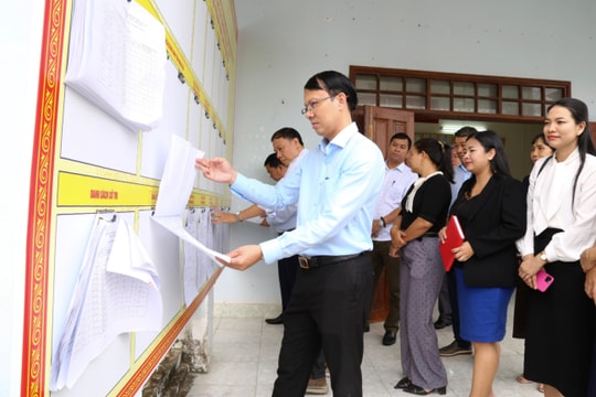 Khánh Hòa: Công tác chuẩn bị bầu cử tại các xã bảo đảm tiến độ, đúng quy định