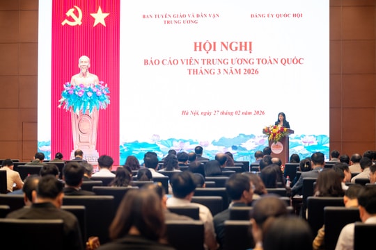 Hội nghị Báo cáo viên Trung ương toàn quốc tháng 3/2026