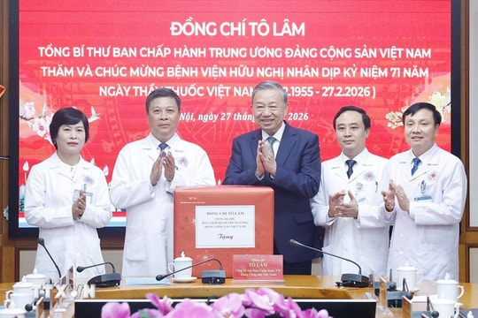 Tổng Bí thư Tô Lâm: Thầy thuốc là điểm tựa của người bệnh trong thời khắc khó khăn nhất