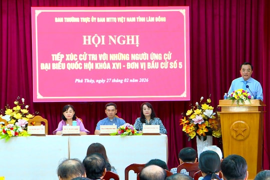 Lâm Đồng: Nhiều ý kiến tâm huyết của cử tri gửi đến người ứng cử ĐBQH