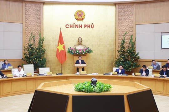 Thủ tướng Phạm Minh Chính chủ trì Phiên họp Chính phủ chuyên đề xây dựng pháp luật tháng 2