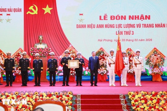 Xây dựng Hải quân nhân dân tinh, gọn, mạnh