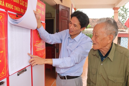 Tiếp xúc cử tri vận động bầu cử trực tiếp kết nối trực tuyến