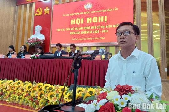 Dak Lak: Candidates for the 16th National Assembly meet with voters in Ea Kao ward