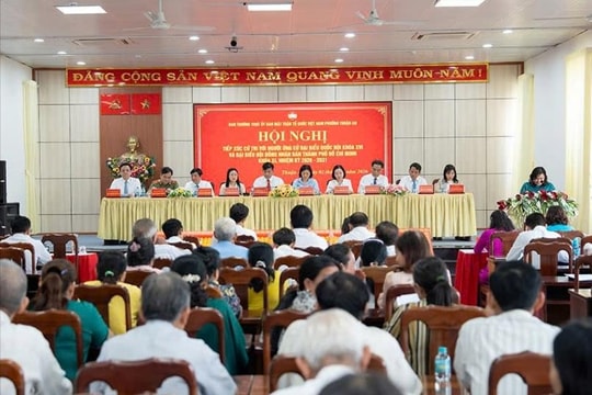 Ứng cử viên ĐBQH và HĐND TP. Hồ Chí Minh: Nâng cao hiệu quả giám sát, phục vụ người dân và doanh nghiệp