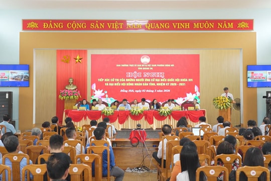 Người ứng cử ĐBQH và đại biểu HĐND tỉnh Quảng Trị khẳng định trách nhiệm với cử tri
