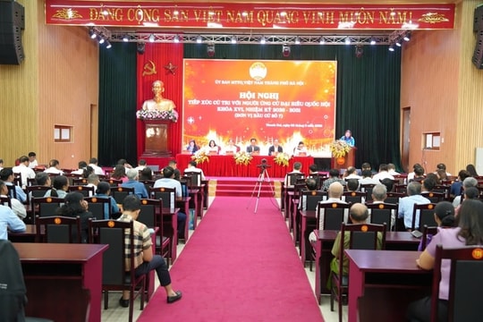 Hà Nội: Tổ chức tiếp xúc cử tri vận động bầu cử bài bản, đúng quy định