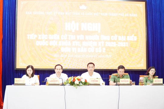 Ứng cử viên ĐBQH Khóa XVI tại Đà Nẵng cam kết hành động, gắn bó chặt chẽ với cử tri