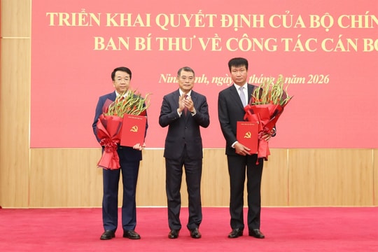 Đồng chí Trần Huy Tuấn giữ chức Bí thư Tỉnh ủy Ninh Bình