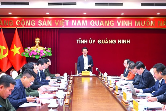 Công bố Quyết định kiểm tra, giám sát của Bộ Chính trị, Ban Bí thư đối với Ban Thường vụ Tỉnh ủy Quảng Ninh