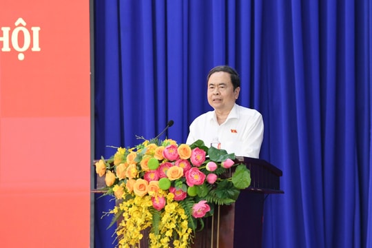 Chủ tịch Quốc hội Trần Thanh Mẫn dự Hội nghị tiếp xúc cử tri xã Tân An Hội và Củ Chi