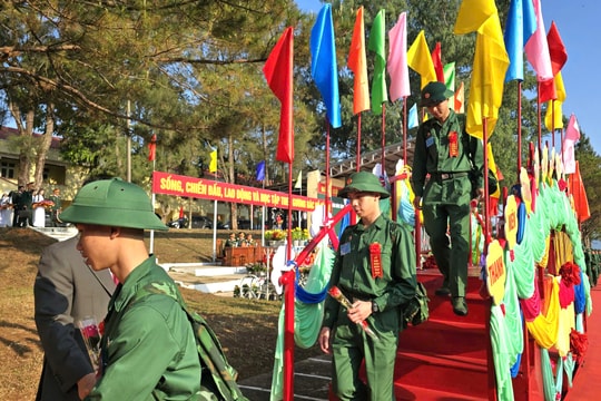 Gia Lai: Hơn 5.600 thanh niên lên đường nhập ngũ