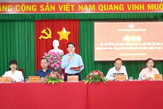 Dân chủ, thẳng thắn, thể hiện trách nhiệm của người ứng cử