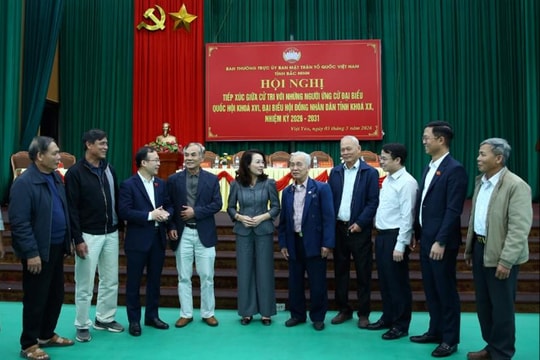 Ứng cử viên đại biểu Quốc hội và đại biểu HĐND tỉnh Bắc Ninh TXCT tại các đơn vị bầu cử