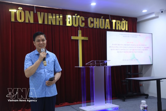Hanoi authorities brief Protestants on election law for 2026-2031 term