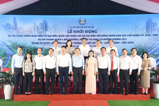 Chủ tịch Quốc hội Trần Thanh Mẫn dự Lễ khởi động dự án chào mừng Ngày bầu cử