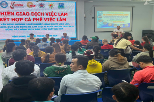 Phiên Giao dịch việc làm kết hợp chương trình “Cà phê việc làm”– Cầu nối hiệu quả giữa người lao động và doanh nghiệp.