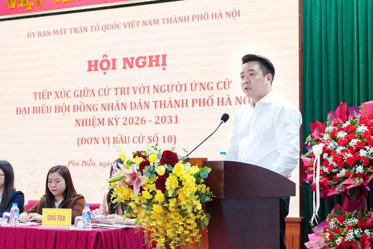 Tổ chức Hội nghị tiếp xúc cử tri tại đơn vị bầu cử số 10