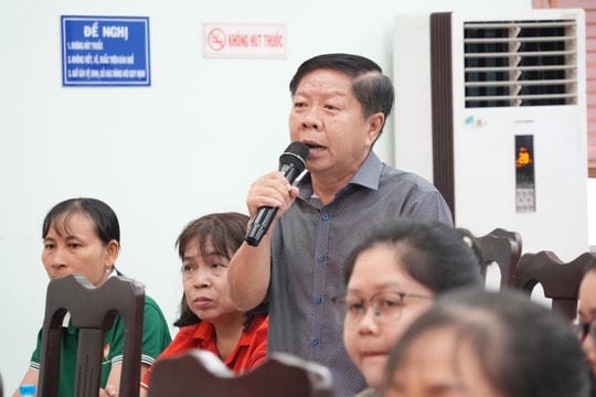 TP. Hồ Chí Minh: Cử tri phường Đông Hưng Thuận kiến nghị nhiều vấn đề về giao thông, ngập nước
