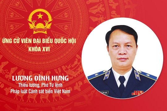 Thiếu tướng Lương Đình Hưng, ứng viên đại biểu Quốc hội khóa XVI: Làm đại biểu của Nhân dân phải giữ trọn chữ “Tâm”