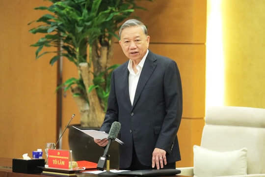 Tổng Bí thư Tô Lâm chủ trì hội nghị công bố quyết định kiểm tra, giám sát năm 2026 đối với Ban Thường vụ Đảng ủy Quốc hội
