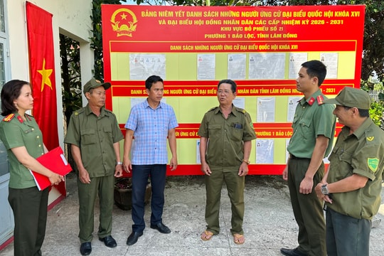 Lâm Đồng chủ động bảo đảm an ninh trật tự, sẵn sàng cho ngày bầu cử