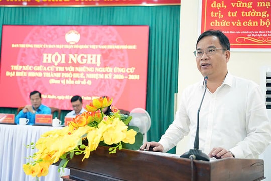 Vì nhân dân và tương lai di sản Huế
