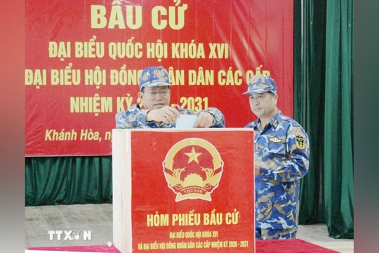 Những lá phiếu mang theo khát vọng của cả dân tộc